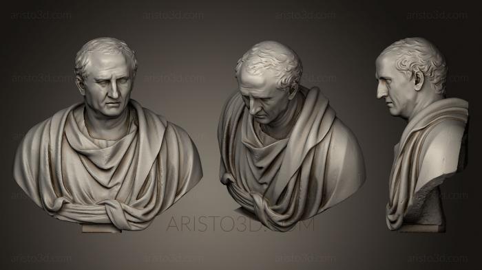 Busts and heads antique and historical (BUSTA_0364) 3D model for CNC machine